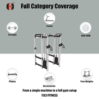 Máquina de entrenamiento funcional profesional personalizada serie REP de seis postes con rack de potencia completo y cable, certificación CE, venta al por mayor a granel