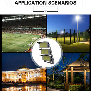 Süper parlak <span class=keywords><strong>Led</strong></span> sel ışıkları açık 500W 1000W 1500W su geçirmez Ip65 yüksek kutup lamba spor futbol sahası stadyum ışık - Product Image 2