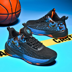 Giày chạy bộ nam ngoại cỡ xuyên biên giới Giày đế mềm lưới thoáng khí chống trượt cho học sinh trung học giày rộng chân béo - Product Image 2