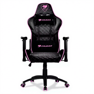 Chaise de bureau pivotante ergonomique à dossier haut <span class=keywords><strong>Cougar</strong></span> avec support lombaire moderne, réglable, pour jeux sur ordinateur, avec appui-tête, pour salon de jeu - Product Image 3