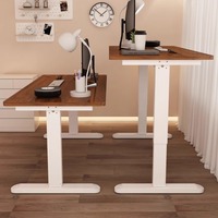 Bureau debout électrique intelligent avec moteur unique, cadre en métal moderne, garantie de 3 ans et offres de gros pour usage professionnel