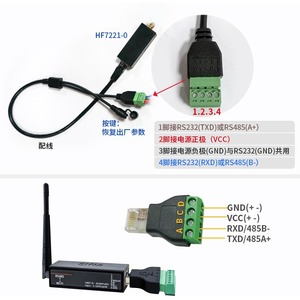 RS485เซิร์ฟเวอร์อนุกรมเป็นโมดูลการสื่อสารไร้สาย WIFI Modbus DTU รุ่นเสาอากาศในตัว M103 EW11 - Product Image 4