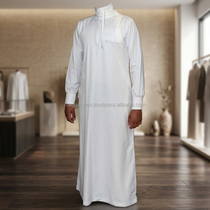 <b>Men's</b> <b>Thobes</b> & for Abayas-Qatar Style Muslim Clothing-Cotton/Polyester-Mega Impex MI_2002 - Product Image 2