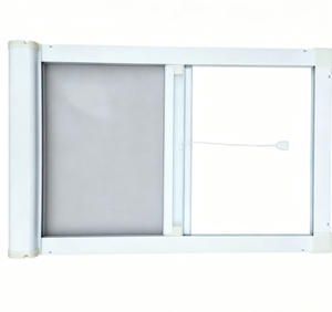 Retractable Roller Fiberglass <b>Window</b> <b>Screen</b>, Pull Down Invisible Roller Fly <b>Screen</b> for Doors & <b>Windows</b> - Product Image 1