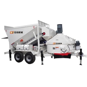 Trạm trộn bê tông di động tự động hoàn toàn 25m3/h, trạm trộn bê tông ướt - Product Image 2