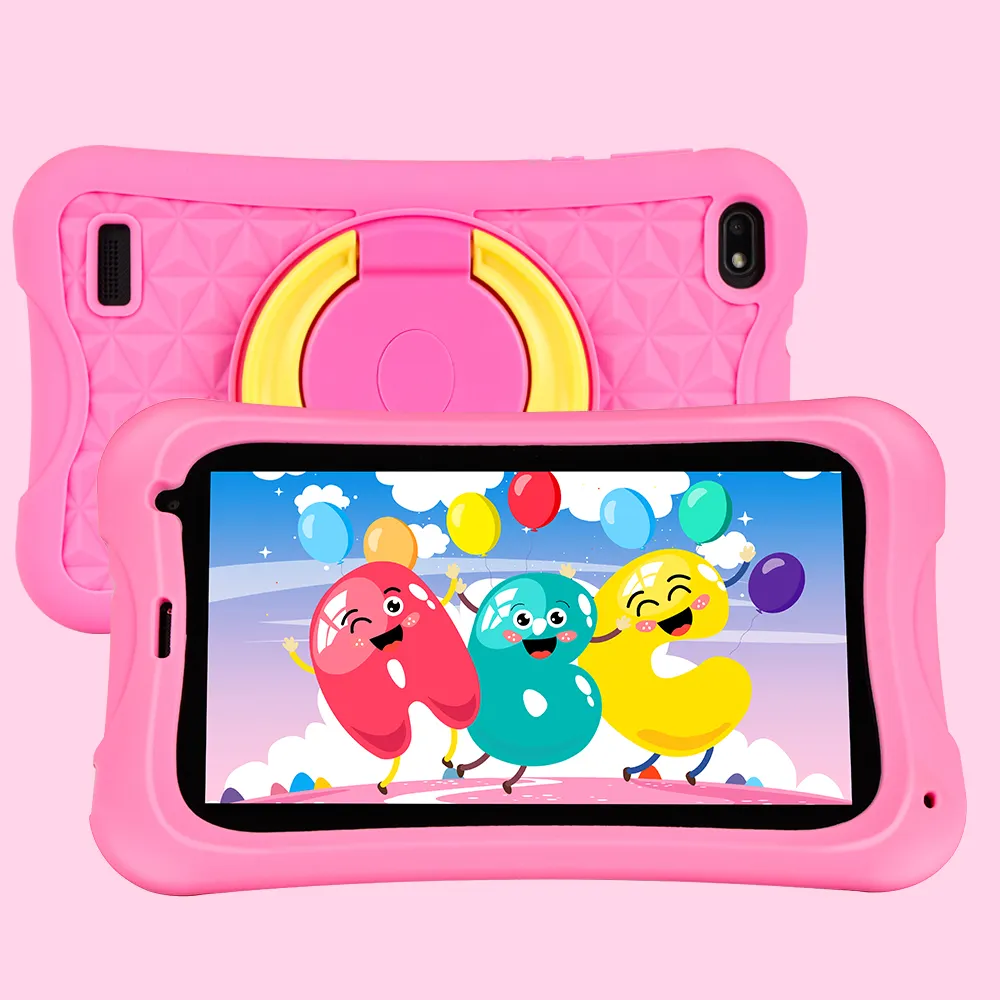 Logo Oem Tablet Android per bambini educativo 7 pollici SC7731 Quad-core 1.3GHz 1024 Android x 600IPS 3G Lte Tab con Slot per Sim Card