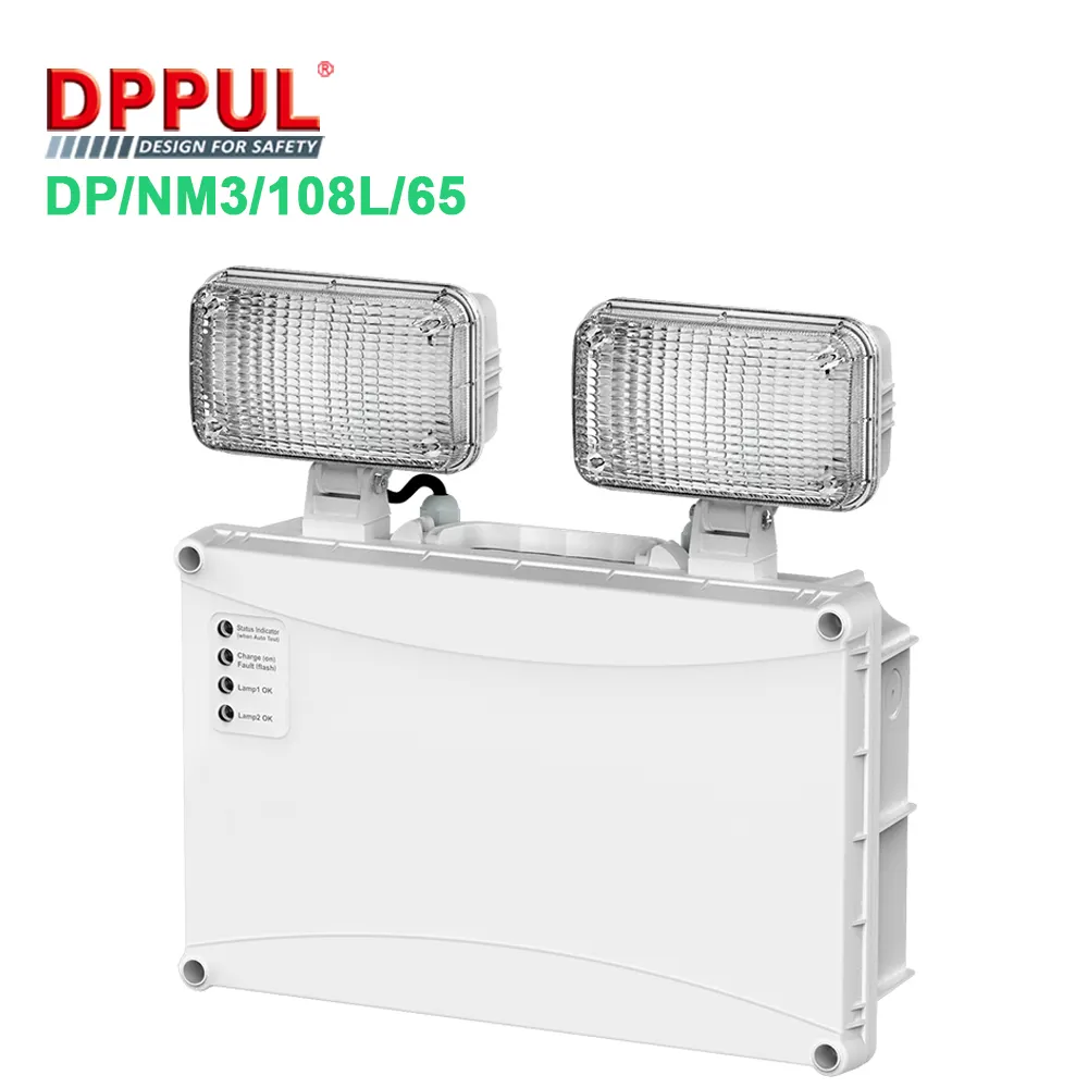 卸売LEDIP65高輝度回転可能ランプヘッドDCモード4.3W108Pcs充電式緊急ツインスポットライト