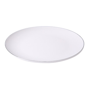 Melamine Round Plate White Durable Hotel Restaurant Use - Product Image 5