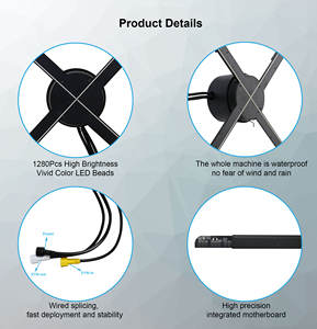 Ventilateur Hologramme Extérieur Totem <span class=keywords><strong>Projecteur</strong></span> <span class=keywords><strong>Halloween</strong></span> Ventilateur Image 3D Écrans Hologrammes Ventilateur Publicité <span class=keywords><strong>Projecteur</strong></span> <span class=keywords><strong>Holographique</strong></span> 3D - Product Image 3