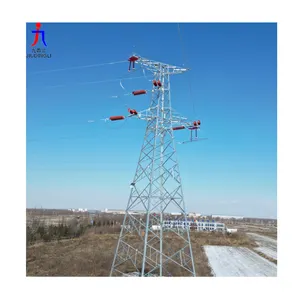 Galvanized Steel Tower Telecommunication Equipment Supplies Angle Steel Material Transmission Line Electrical Line Towers