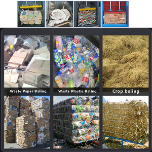 Hydraulic Vertical Machine M10T 10T Automatic for Cardboard Waste Paper and <b>Clothes</b> Compaction - Product Image 6