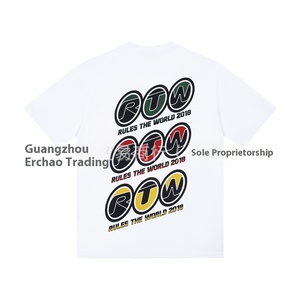 T-shirt à manches courtes pour homme, style hip-hop, imprimé Alcatraz Island, collection 25FW <span class=keywords><strong>Cort</strong></span> Classic, coupe ample, décontracté, streetwear - Product Image 3