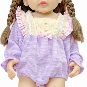 Mềm Alive thực tế sơ sinh đầy đủ cơ thể công chúa bé búp bê 24 inch Silicone Vinyl thực sự trẻ mới biết đi cô gái sống động như thật tái sinh - Product Image 5