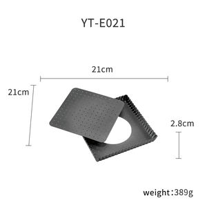 Plato de pastel inferior <span class=keywords><strong>desmontable</strong></span> antiadherente de fábrica OEM, plato <span class=keywords><strong>Rectangular</strong></span> <span class=keywords><strong>para</strong></span> pizza, utensilios <span class=keywords><strong>para</strong></span> hornear - Product Image 2