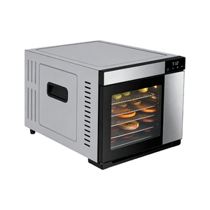 Déshydrateur alimentaire en acier inoxydable à 6 plateaux, contrôle de la température de 30 à 90 degrés Celsius, sécheuse à fruits électrique avec affichage numérique - Product Image 2