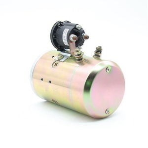 มอเตอร์ไฮดรอลิก 12V DC แบบแม่เหล็กถาวรชนิดแปรงถ่าน สำหรับชุดจ่ายกำลังไฮดรอลิกและอุปกรณ์เครื่องจักรกล - Product Image 1