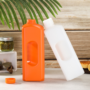 Llenado en caliente de grado alimenticio <span class=keywords><strong>1800</strong></span> 2000 ML HDPE Jugo Leche Diario Embalaje Botellas Tapas de trinquete Botella de jugo de gran tamaño - Product Image 3