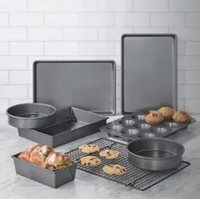 Plat à four en carbone, carré, facile à utiliser, résistant à la chaleur, pour four domestique et friteuse à air, pour la cuisson de gâteaux et autres préparations.