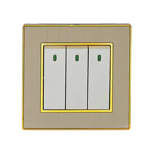 VNX-Schalter und Buchse Luxus-Acryl-Wand schalter Universal Multiple Pin Switch