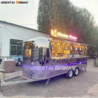Camion de restauration électrique Oriental Shimao avec cuisine complète, remorque à crème glacée, camionnette mobile de restauration, kiosque