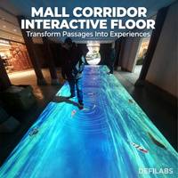Système de Projection murale 3d pour enfants, jouet interactif avec argent magique, sol, jeux vidéo