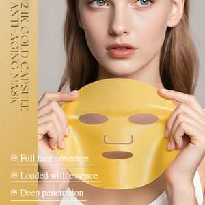 KORMESIC - Mascarilla Facial Vegana al por Mayor de 35 ml con Cápsulas de Oro de 24K, Antienvejecimiento, Orgánica, Coreana, Suavizante e Iluminadora - Product Image 5