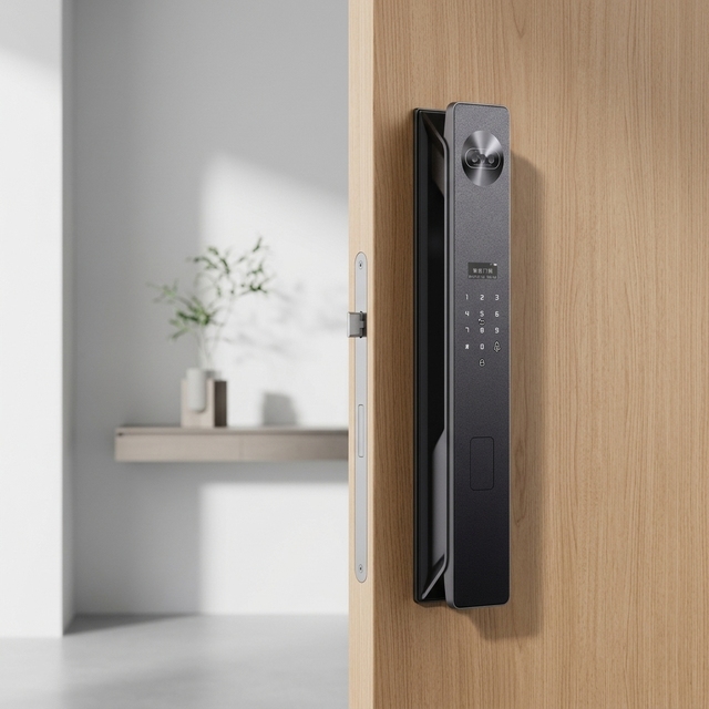 Fingerprint Door Lock Smart Door Lock Smart Door Knob Biometric Door Knobs Keyless Door Knob House Entrance Door with Smart Lock