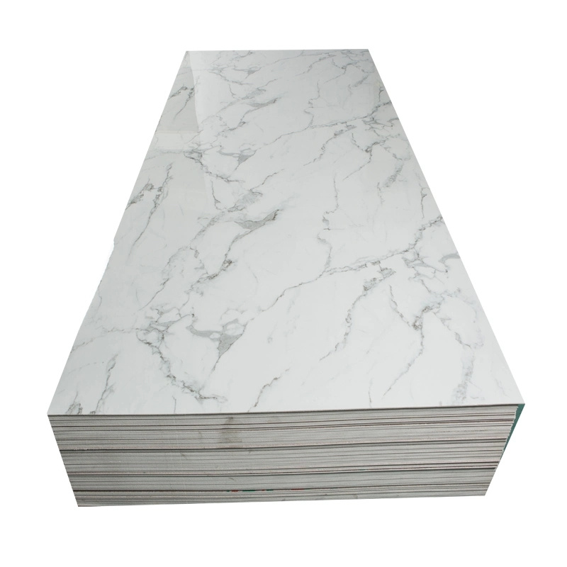 Интерьерная декоративная ПВХ рифленая доска ТВ фон мраморный лист деревянный шпон стеновая панель Wpc