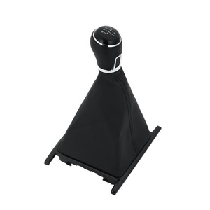 Volkswagen Amarok Wolverine Black Leather <b>Shift</b> <b>Knob</b> Dust Cover Kit Ergonomic Design Manual Transmission - Product Image 2