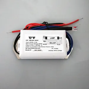 Balastro electrónico uv DC, 12V, con lámparas germicidas