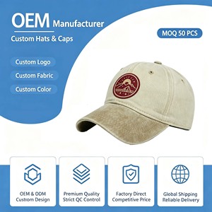 Gorra de Béisbol Deportiva Vintage al por Mayor, con Letras Bordadas, Gorra de Golf Personalizada para Papá, de Lona, 6 Paneles, Bordado 3D, Unisex - Product Image 1