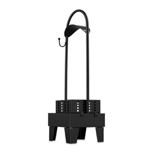 Carbón de narguile negro en cesta portátil, para uso comercial en lounge bar, camping al aire libre, accesorios para fumar shisha/chicha - Product Image 4
