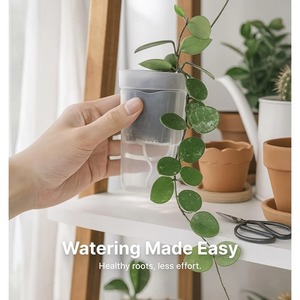 Macetas con Autorriego, Mini Macetas para Plántulas, Macetas de Plástico Translúcido, Macetas para Propagación de Plantas con Reservorio de 5CM - Product Image 5