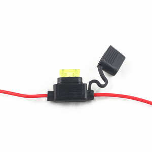 Porte-fusibles de voiture étanche, prise de courant, type lame petite, porte-fusibles en ligne, fusibles 10A 15A 20A 30A, câble automobile 16AWG, faisceau de relais - Product Image 4