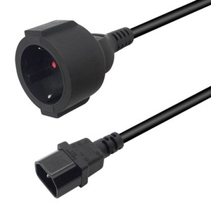 Cable de alimentación PDUC14 C13 a Cee hembra 16A con cable de cobre, cable de extensión con toma IEC para uso estándar en Europa - Product Image 1