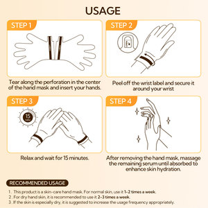 Gants masques nourrissants pour les mains Lanbena Skincare, masque hydratant pour les mains - Product Image 6