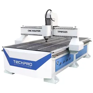 TechPro Router CNC 3D, 2000*5000mm untuk mdf memotong pembuatan pintu furnitur kayu