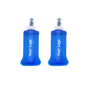 Borraccia Pieghevole in TPU da 250ml 500ml per Sport all'Aperto, Senza BPA, Leggera, per Maratona, Corsa, Escursionismo - Product Image 3