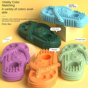 Köpek Terlikleri Şeklinde Taşlama Çubuğu Isırmaya Dayanıklı Kedi ve Köpek Oyuncağı Evcil Hayvan Malzemeleri - Product Image 2