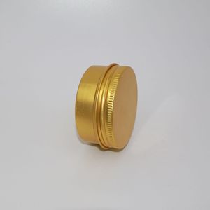 50g 골든 알루미늄 용기 50ml 화장품 페이셜 케어 크림 병, 화장품 립밤 크림용 스크류 캡 포함 - Product Image 5