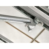 Connecteur d'ancrage sismique pour fixation structurelle en fonte ductile QT450 électrogalvanisée pour la protection incendie et le soutien sismique