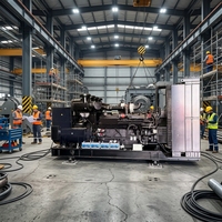 Groupe électrogène diesel silencieux à cadre ouvert à démarrage automatique 800KVA 1000KVA 2000KVA 3200KVA à bon prix pour alternateur industriel Stamford