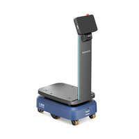 Robot de livraison autonome haute performance à navigation autonome, évitement d'obstacles par LiDAR visuel, rechargeable, en métal - Meilleures ventes