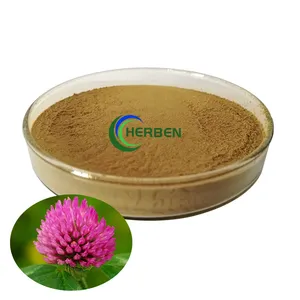 China Supplier Wholesale Natural Trifolium Pratense Extract Isoflavones Red Clover Blossom Extract Powder