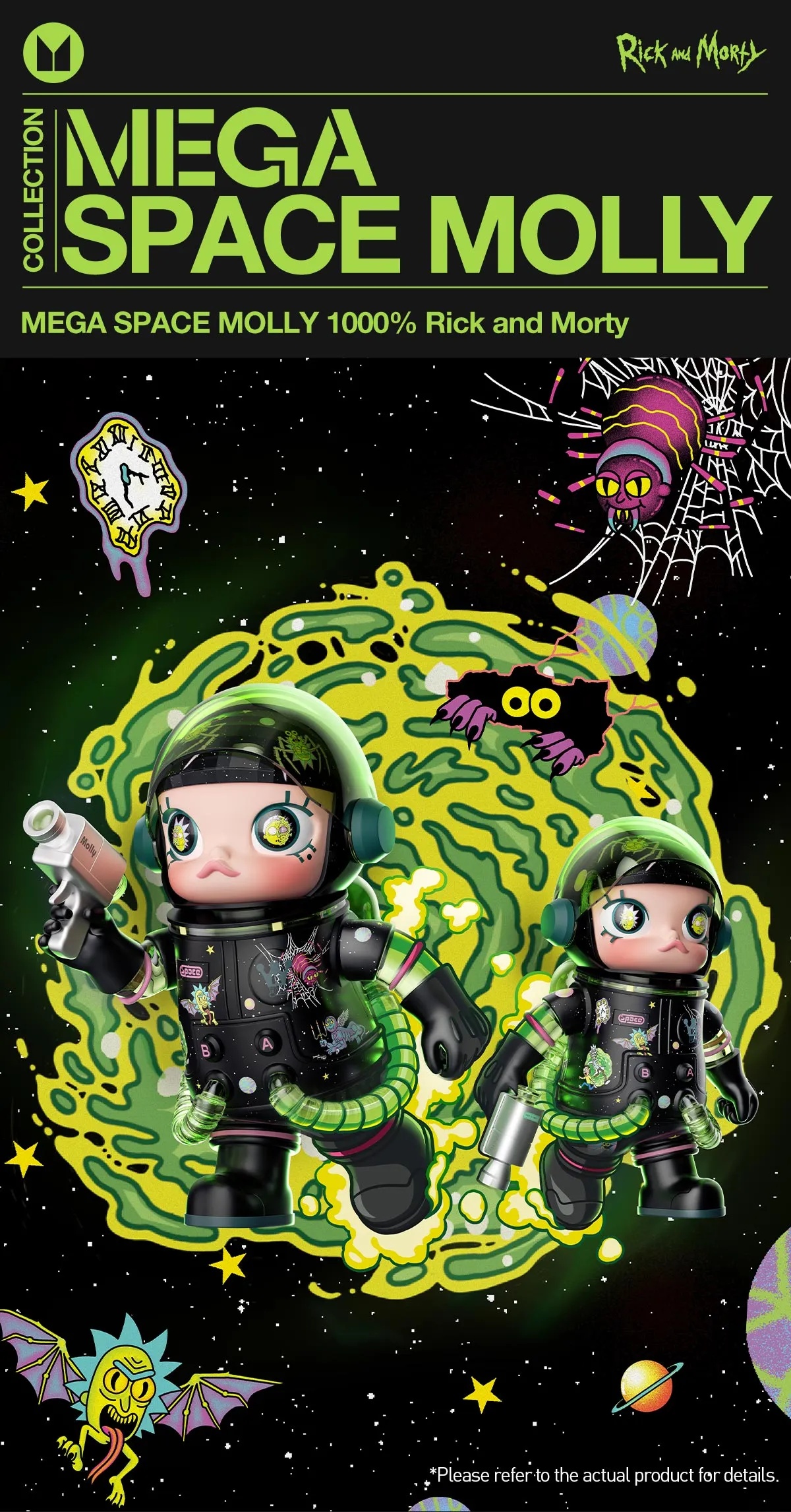 MEGA SPACE MOLLY 1000% Rick e Morty