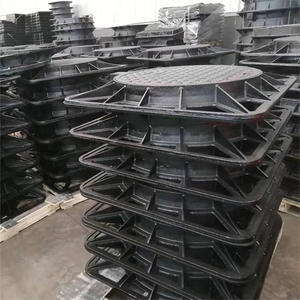 Couvercle de regard en fonte ductile rond et carré EN124 <span class=keywords><strong>300</strong></span>*<span class=keywords><strong>300</strong></span> 400*400 certifié CE/ISO9001 de la marque Hangxing pour le drainage des eaux pluviales - Product Image 5