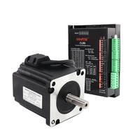 Hanpose 4.0N.M 4.0A 86 Moteur pas à pas hybride en boucle fermée 86EH80-A5001+CL86 avec driver, kit CNC, moteur pas à pas Nema34