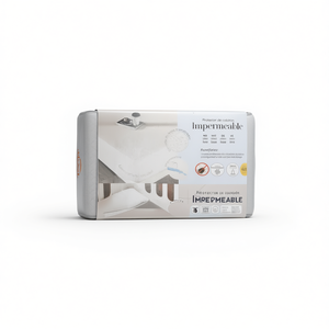 Protector de Colchón Impermeable Vianney 1 1/2 Plaza, Protector de Cama Impermeable para Adultos, Estilo Minimalista - Product Image 1