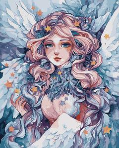 Venta al por mayor <span class=keywords><strong>Anime</strong></span> chica retrato pintura al óleo por números regalo único decoración del hogar mano pintura al óleo lienzo pintado - Product Image 2