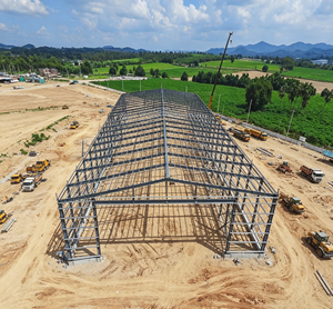 Chinese Style Prefab Steel Structure Warehouse <b>Kit</b> Industrial Steel Shed Steel Frame Building for Storage - Product Image 1